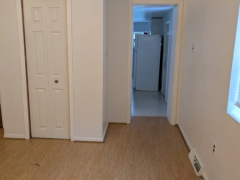 Leading into kitchen