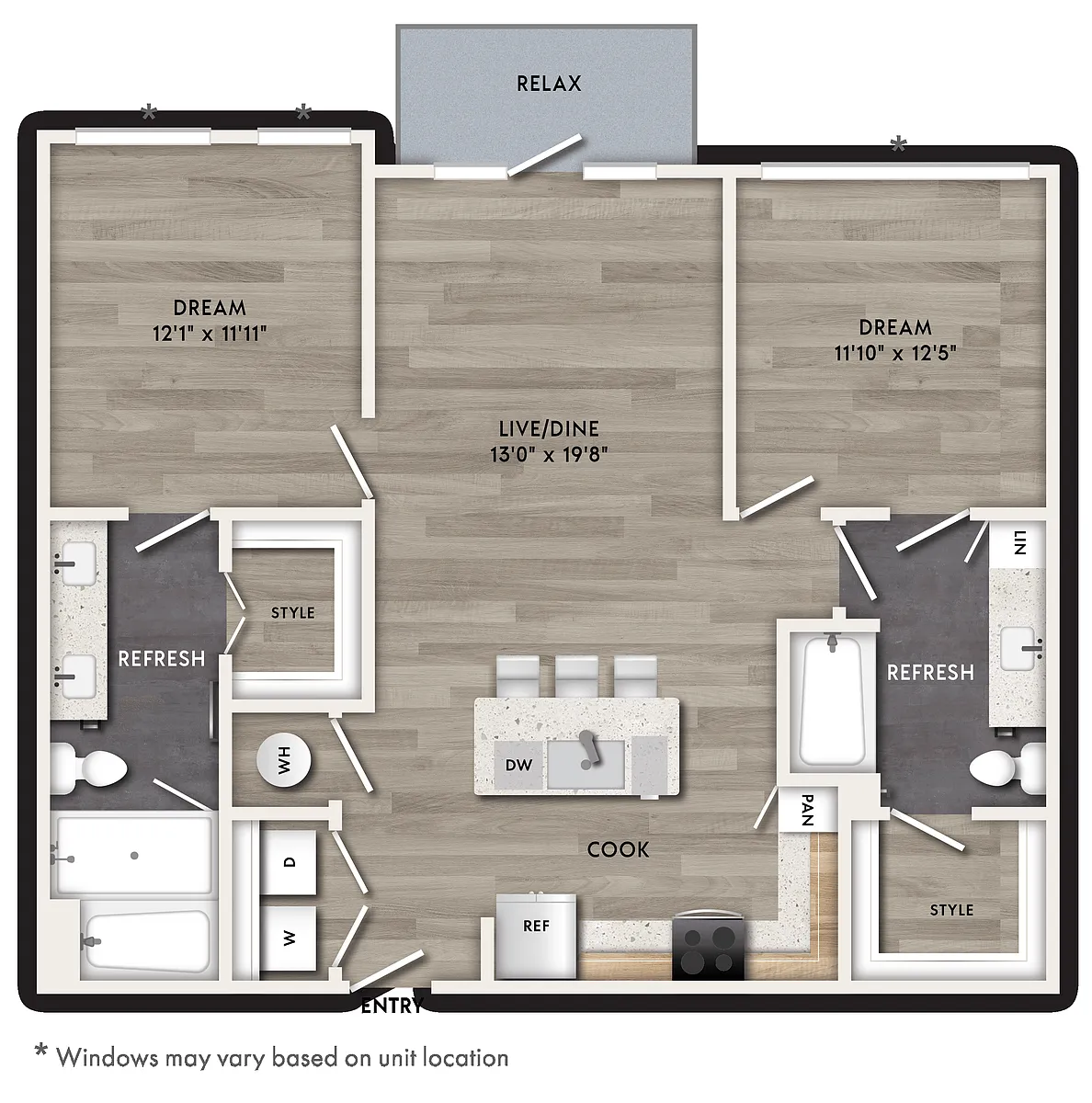 Floor plan B1