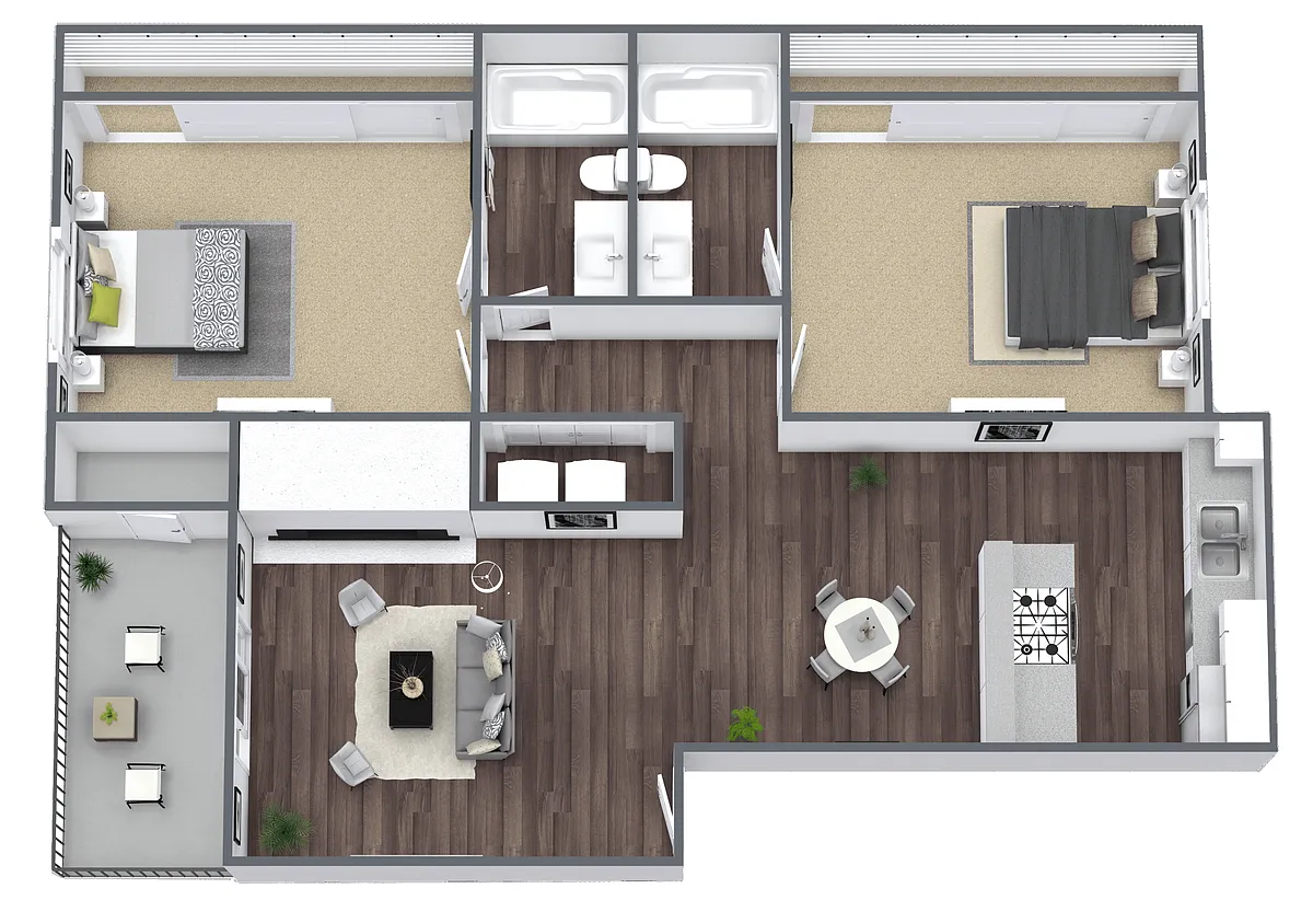 Floor plan B3