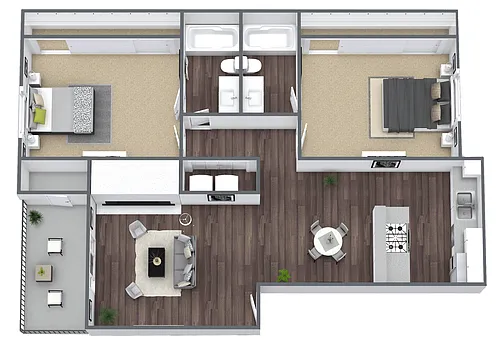 Floor plan B3