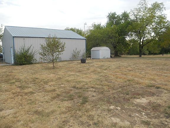 Back of one of the garages