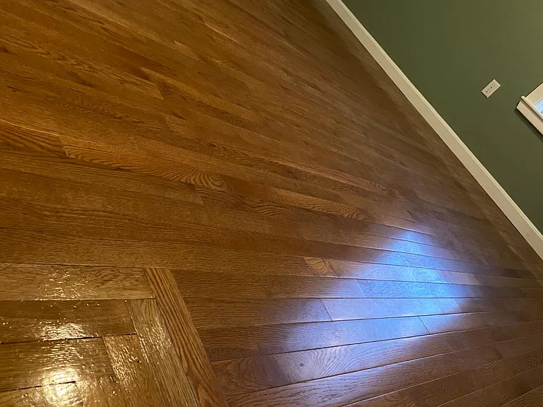 NEWLY REFURBISHED HARDWOOD FLOOR