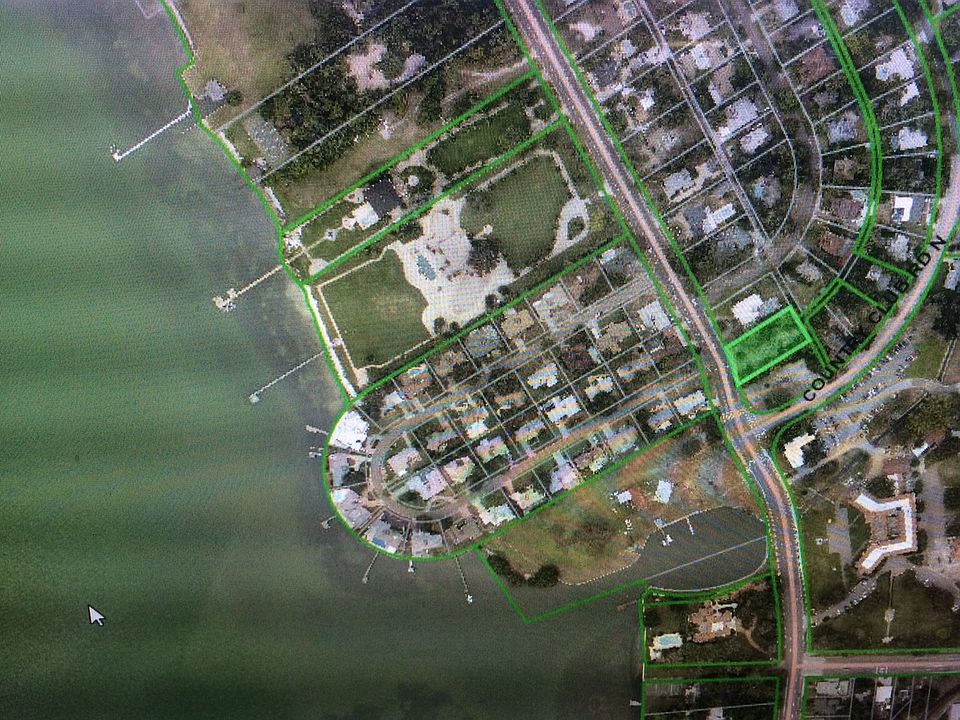 Aerial picture of lot