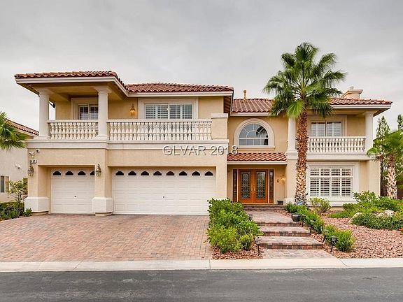 Tastefully done desert landscaping appoint this beautiful American West home. 3 car garage, paver driveway and walk and dual bal