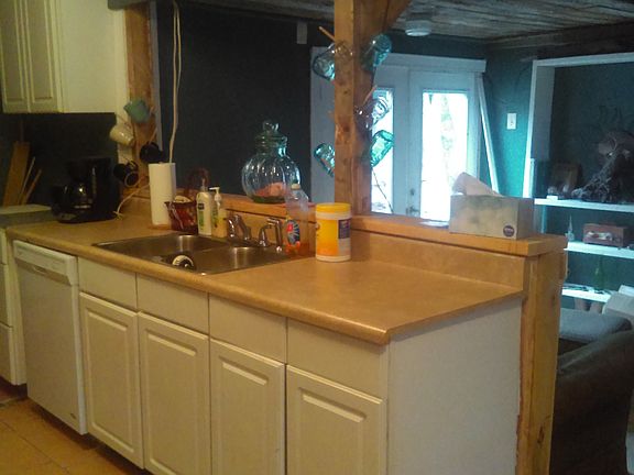 Open concept kitchen living 