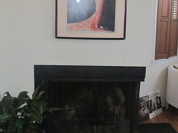 living room fireplace