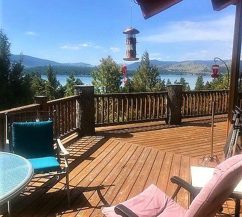 View from wrap-around deck