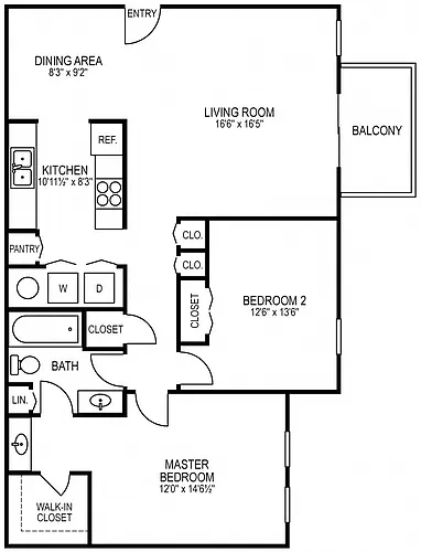 Floor plan The Oxford