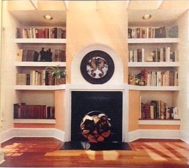 Inglenook with fireplace