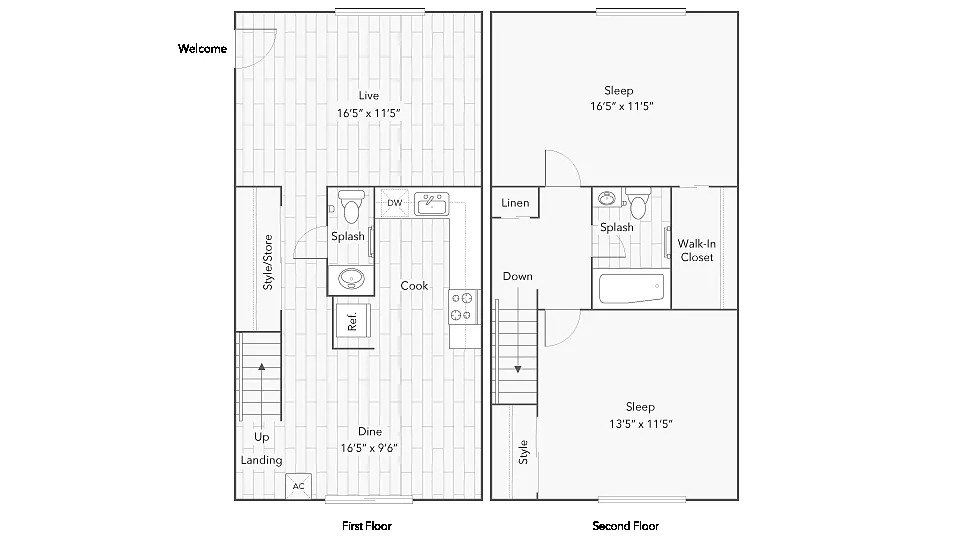 Floor plan Columbia