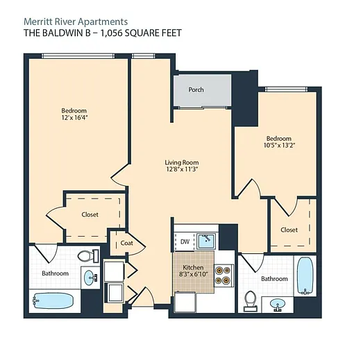 Floor plan The Baldwin Model B