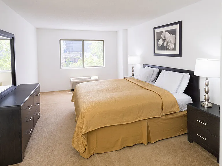 Roomy bedroom suites