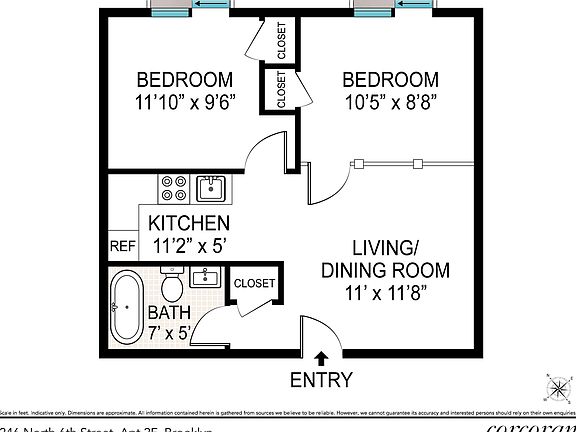 2nd image of 246 N 6th St APT 2F