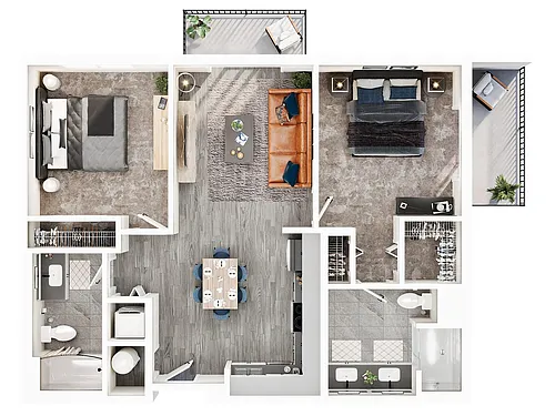Floor plan A21