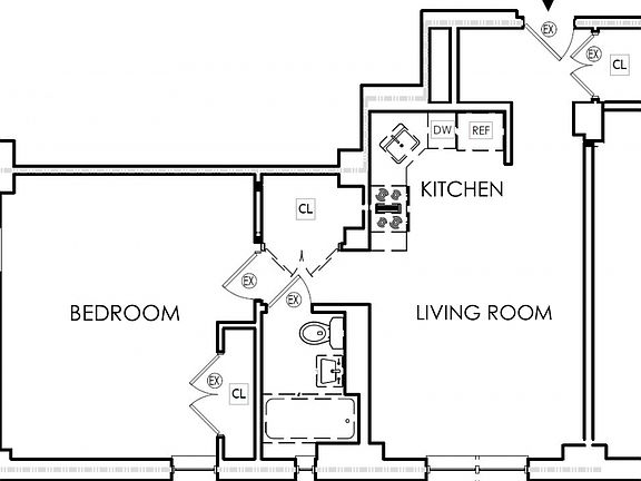 2nd image of 210 W 70th St APT 211