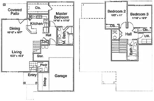 Floor plan 3X25