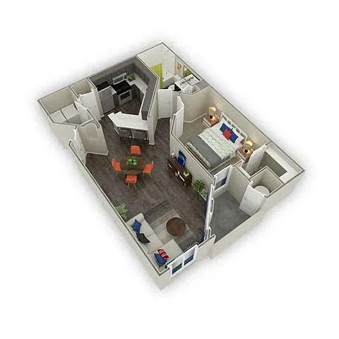 Floor plan 1A Renovation 2