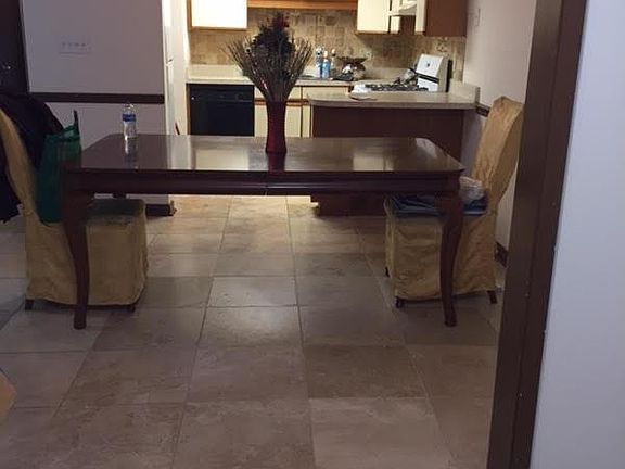 Spacious dining room