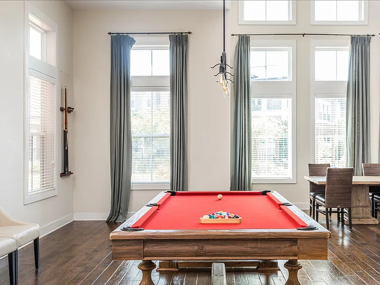 Large Pool Table and Gaming Area