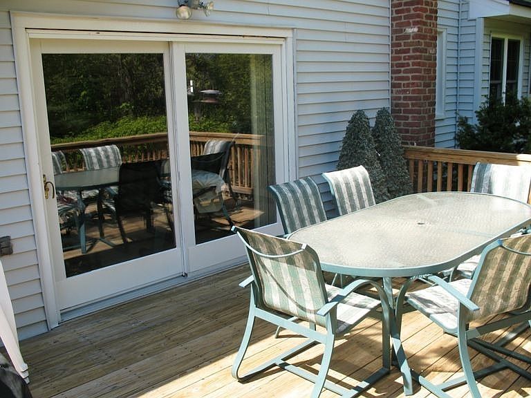 Deck off family room