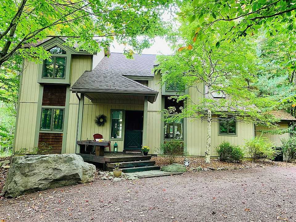 Front of the house in summer