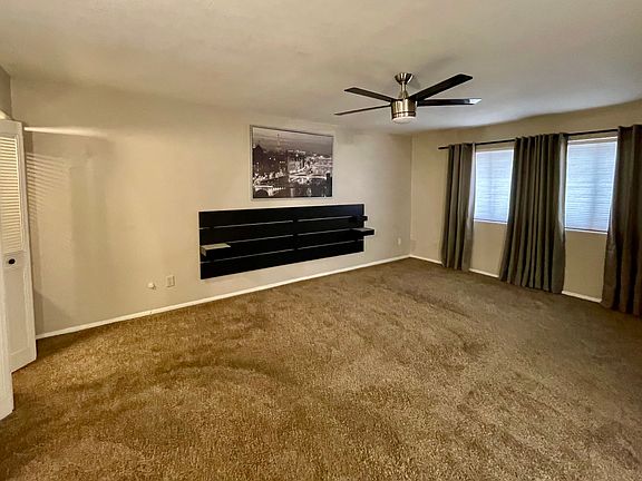 Primary bedroom & small closet with double doors