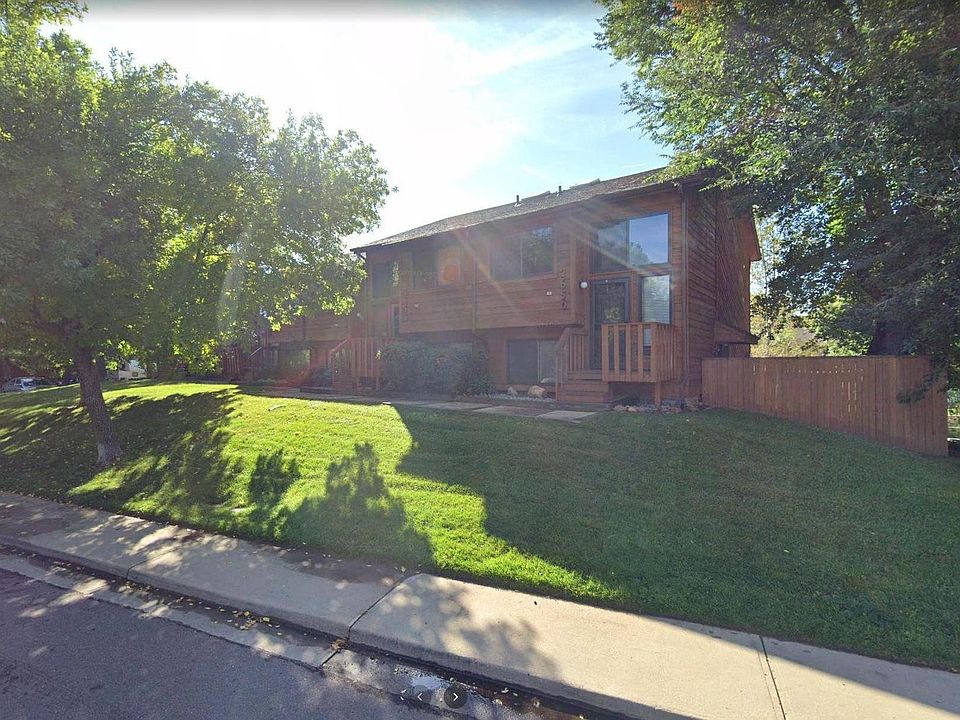 View of the front. It's super green in the summer.