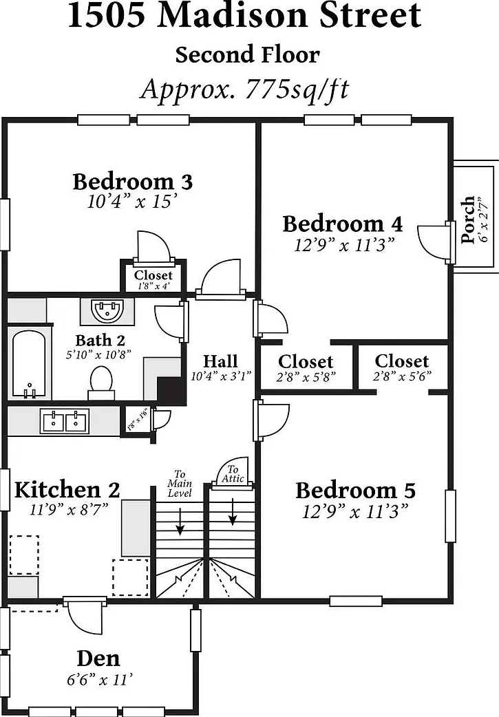 1505 Madison St. (6 BR++) - Tallard Apartments — Photo 3
