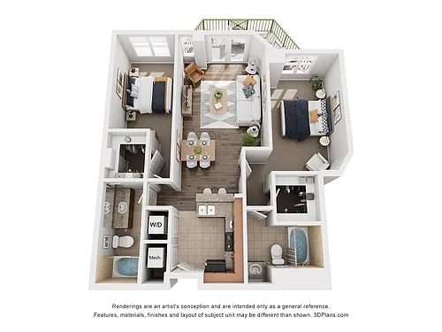 Floor plan The Camden