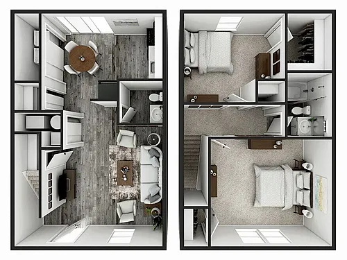 Floor plan Townhome A