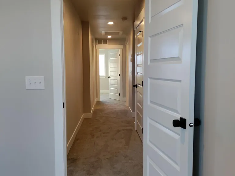 View of upstairs hall from master bedroom
