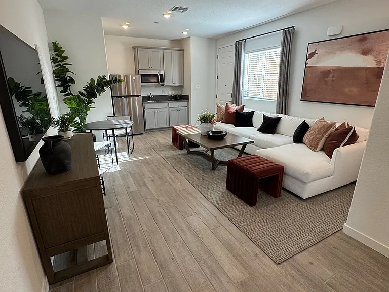 This photo is only to show what the unit could look like when furnished by tenant.