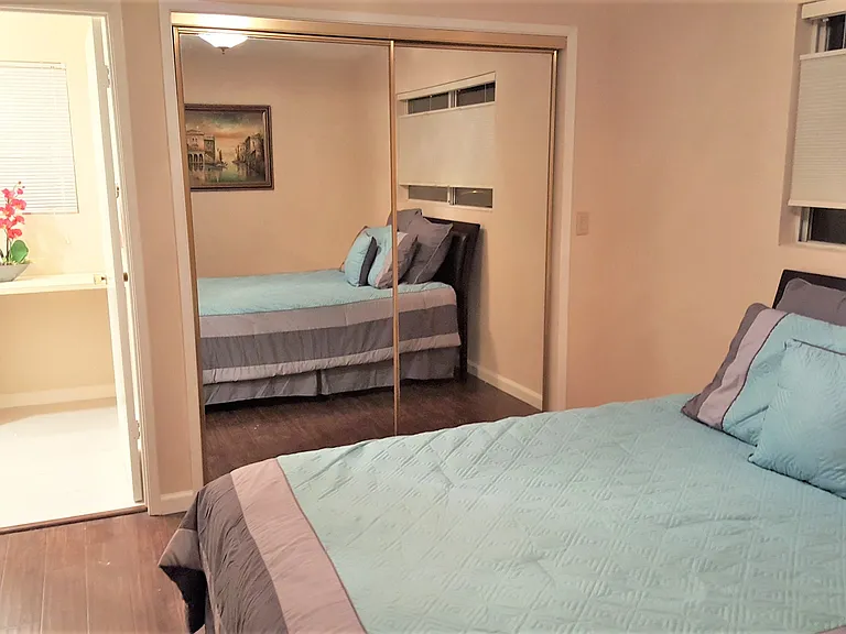 Master bedroom with WIC