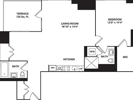 2nd image of 431 W 37th St APT 12B