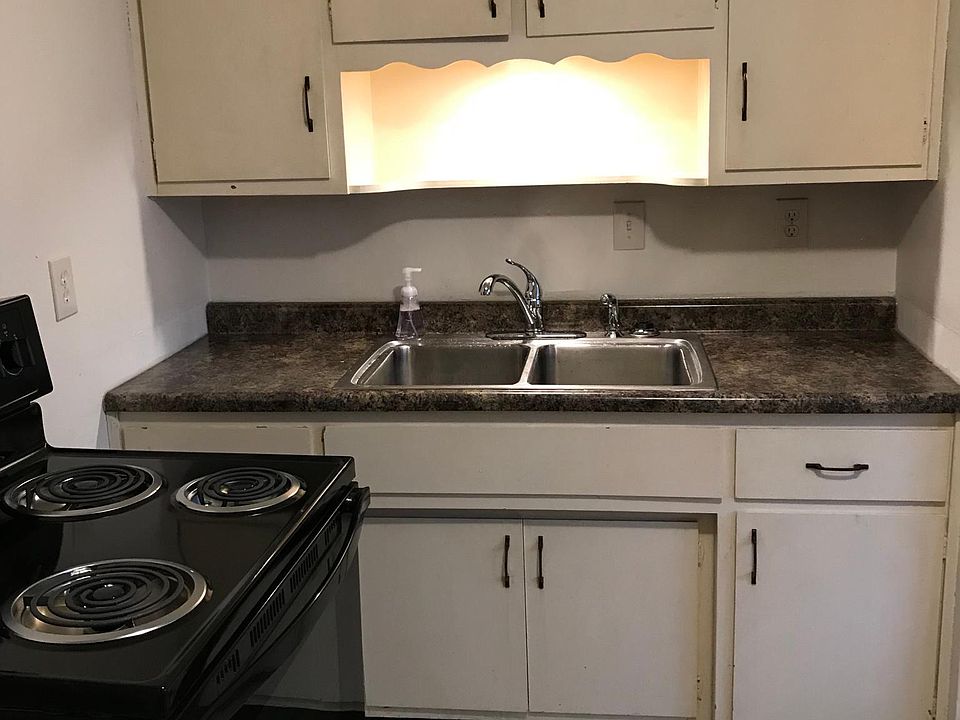 Kitchen with new countertops and sink