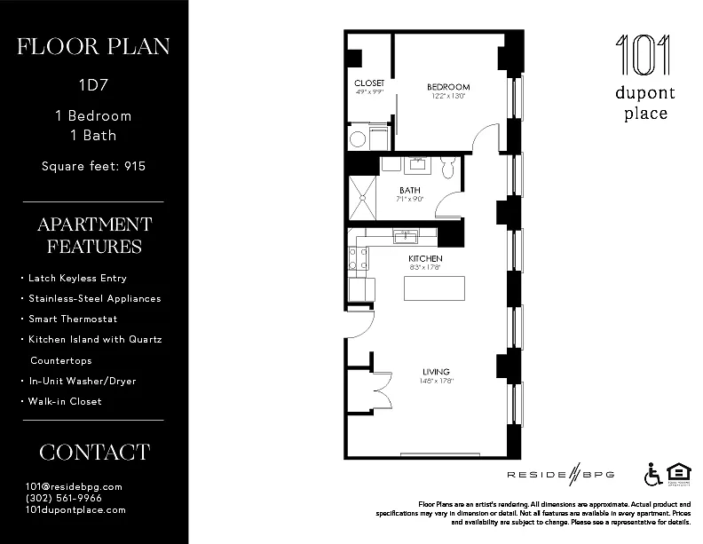 Floor plan 1D7
