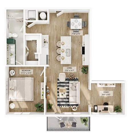 Floor plan A17