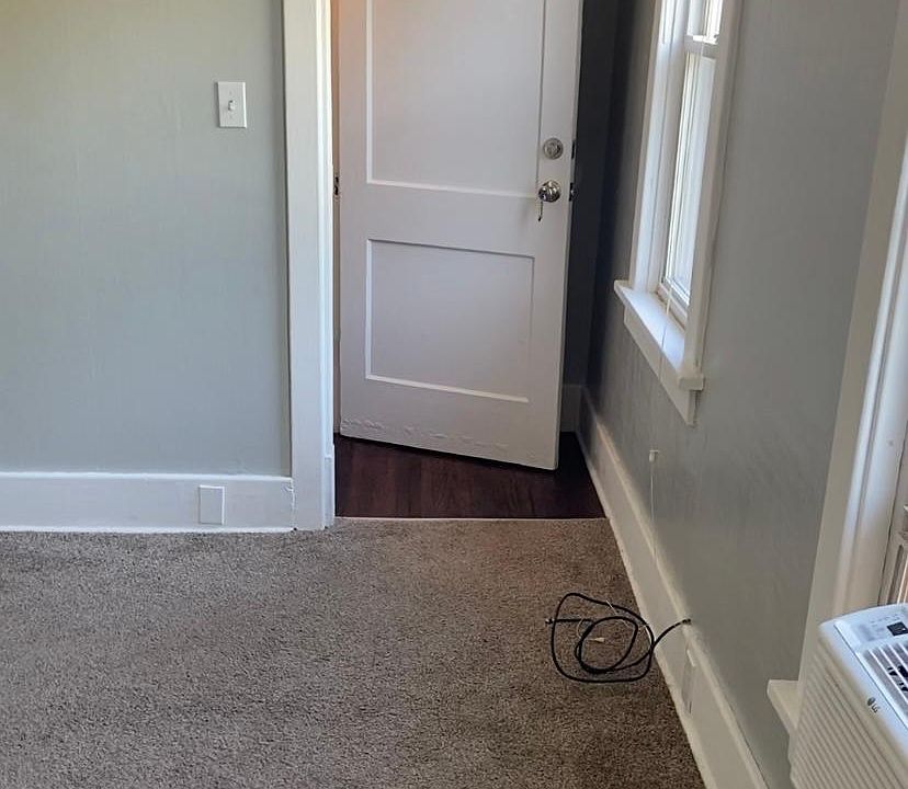 Top of stairs entry door