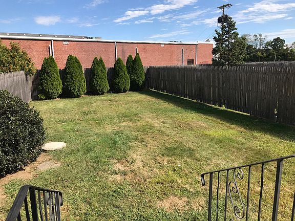 Fenced back yard