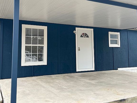 Covered back porch