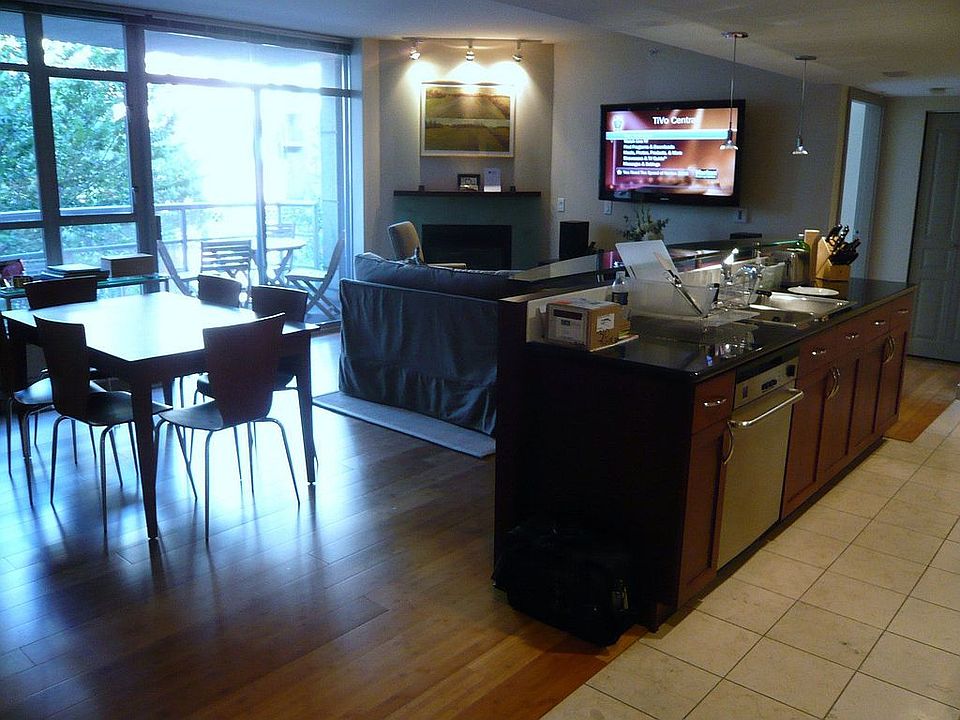 View from doorway
