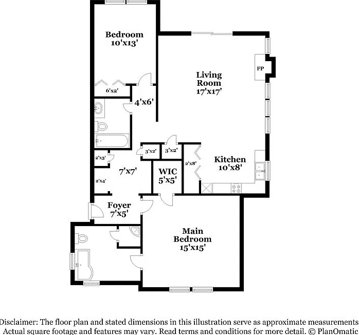 2 bed, 2.0 bath, 1201 sqft, $1,560 — Photo 2