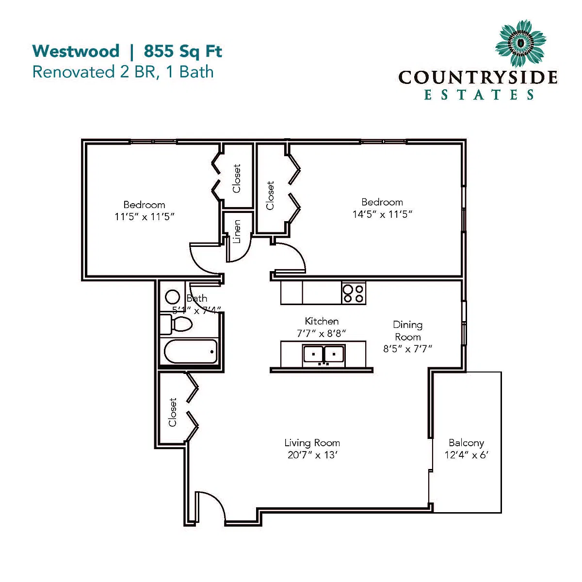 Floor plan Westwood