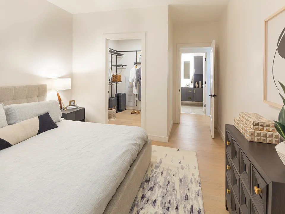 Indulge in comfort and organization with a spacious bedroom and ample closet space