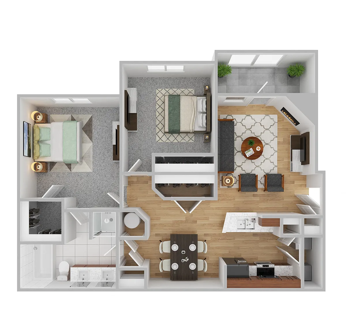 Floor plan B1