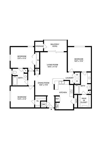 Floor plan Haven Wood