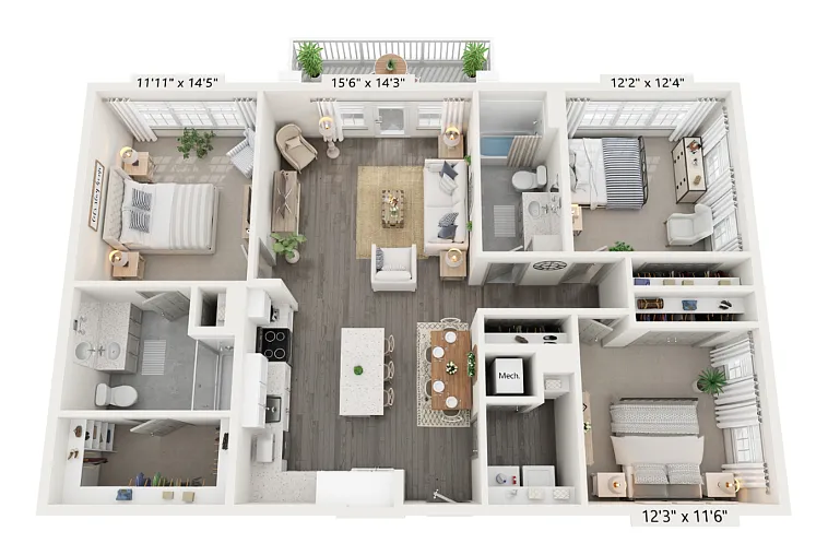 Floor plan C2
