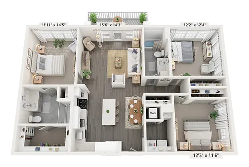 Floor plan C2