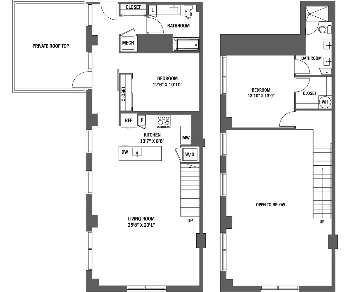 Floor plan The Rachel I & II