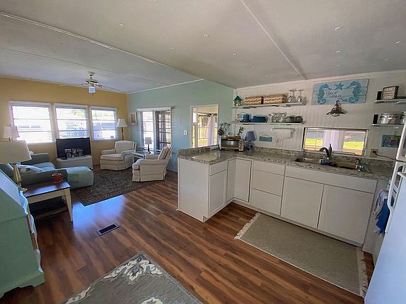 Kitchen and living room